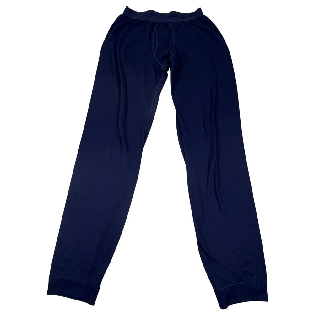 Patagonia Capilene Light Weight Fleece Bottom Base Layer Hiking Blue Men Sz Lg